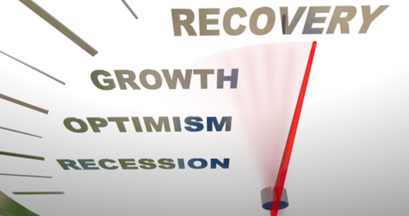 arrow pointing at recovery