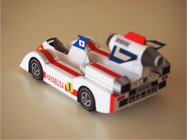 Papercraft ‘Machine Hayabusa’