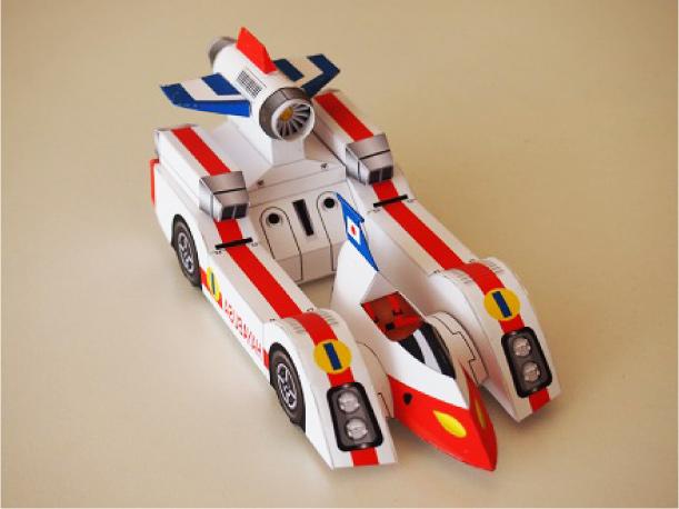 Papercraft ‘Machine Hayabusa’