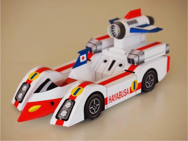 Papercraft ‘Machine Hayabusa’
