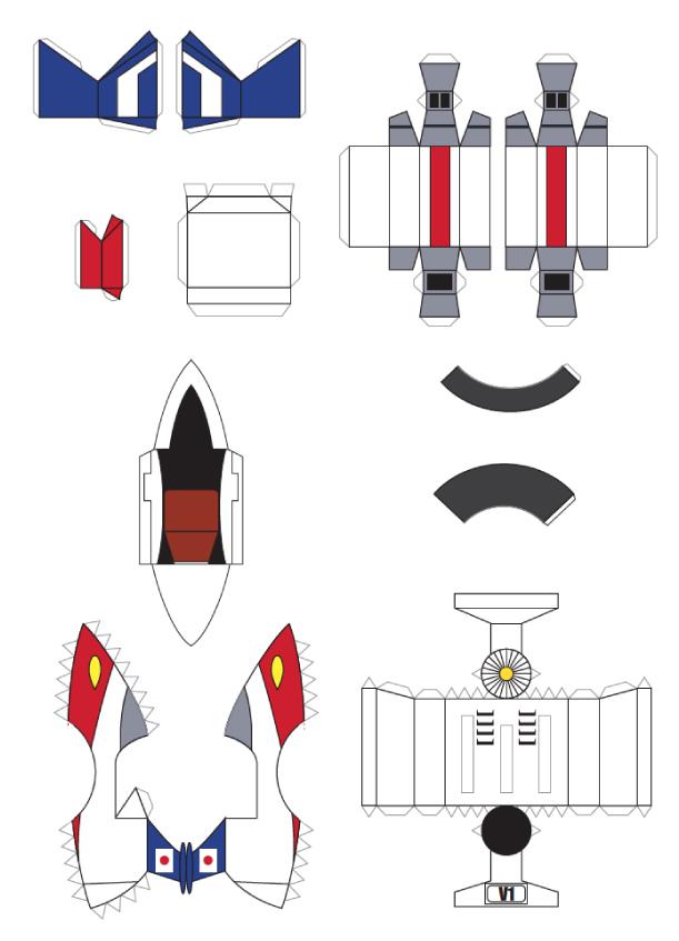 Papercraft ‘Machine Hayabusa’