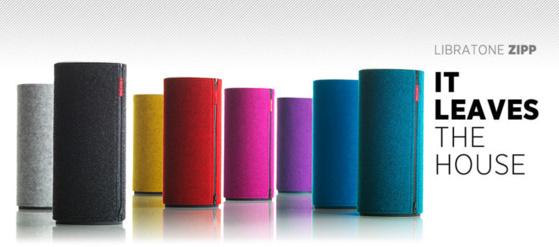 Libratone Zipp, l'enceinte AirPlay pour iPhone et maintenant pour Android et Windows Phone...