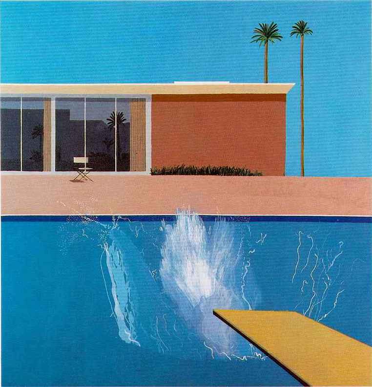 A Bigger splash by David Hockney