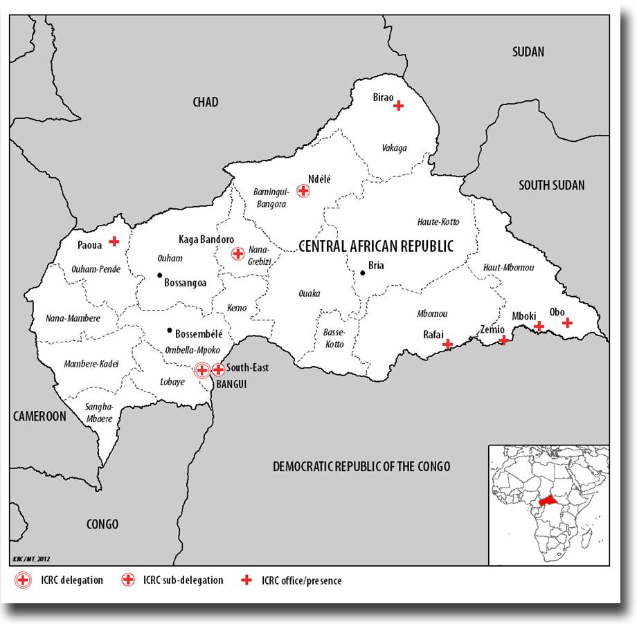 République centrafricaine : le CICR transfère sept militaires libérés à Sam Ouandja