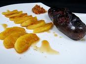 Boudin noir pommes confit d'echalotes cidre