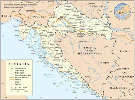 grande carte croatie LUnion européenne s’agrandit: bienvenue à la Croatie...
