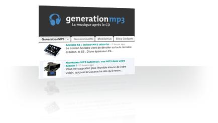Le widget GMP3 fait peau neuve !