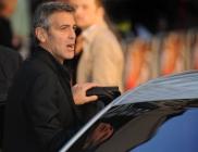 George Clooney à son arrivée à l'avant-première  de Jeux de Dupes