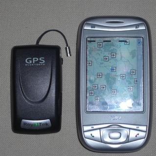 recepteur gps royaltek tomtom 6 qtek 9100 test tester pour vous