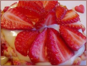 Tartelettes aux pralines et aux fraises