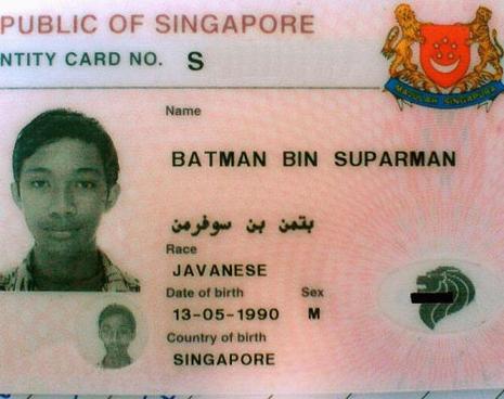 photo singapour batman suparman humour insolite