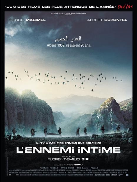 La très belle affiche du film de Florent Emilio Siri L'Ennemi Intime
