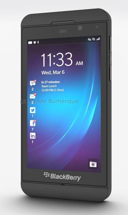 BlackBerry lance le smartphone BlackBerry Z10