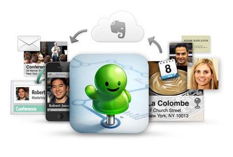 Evernote Hello sur iPhone, le pense-bête de vos contacts...