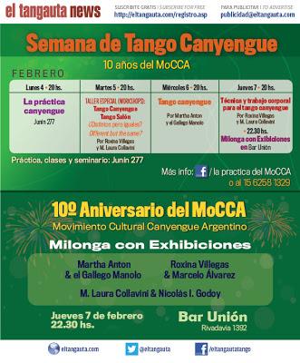 Semaine de Tango Canyengue du 4 au 7 février à Monserrat [à l'affiche]