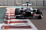 Esteban Gutiérrez, Sauber, Formula 1 test in Abu Dhabi 7 November 2012, Formula 1