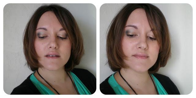 Le Make-Up du Jour (Vert pétant et doré)
