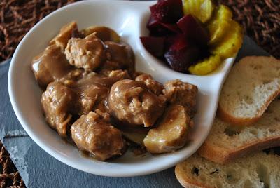Râgout de boulettes (porc) à la mijoteuse