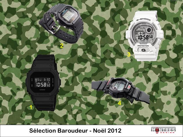 Guide achat sélection montre indestructible baroudeur noel 2012