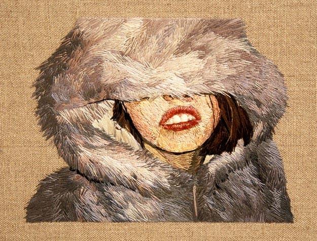 Daniel Kornrumpf - portraits brodés