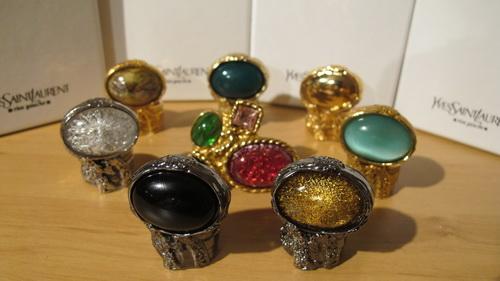 Ma Collection de Bagues YSL Arty Expo YSL Lire