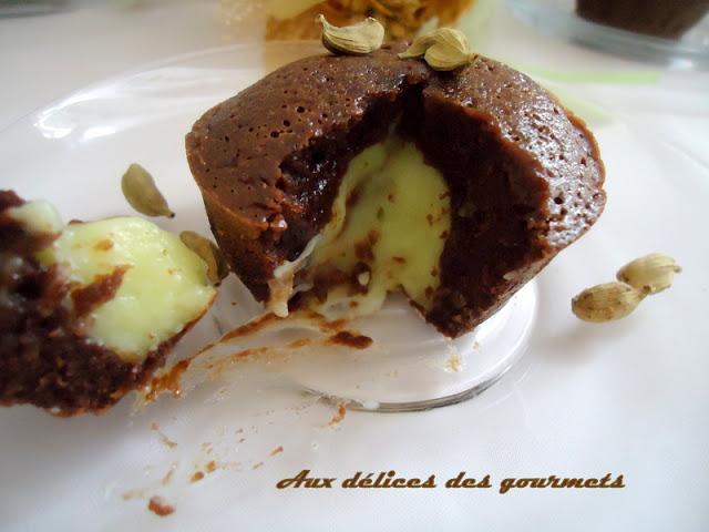 MOELLEUX AU CHOCOLAT CŒUR CARDAMOME