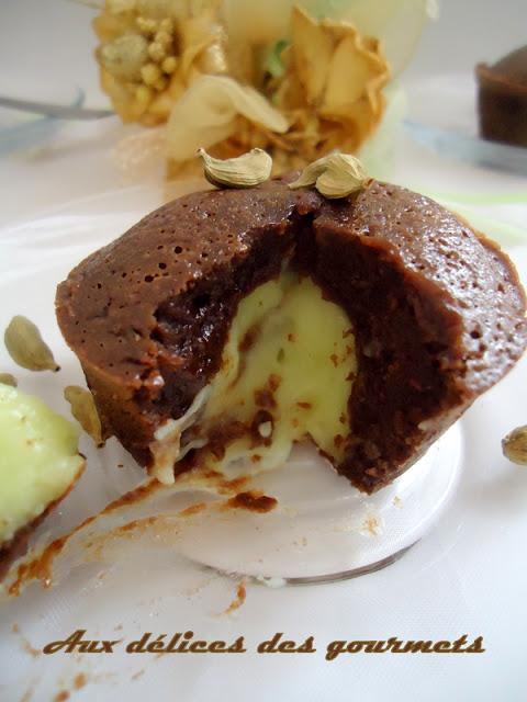 MOELLEUX AU CHOCOLAT CŒUR CARDAMOME