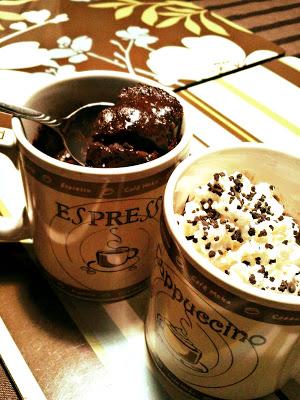 Chocolate mug cake