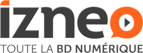 Logo Izneo.com: lecture numérique de BD, en ligne