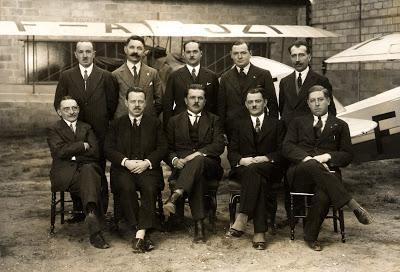 Bureau de l'Aéroclub de Normandie en 1932