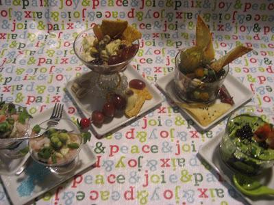 Verrines salées de Noël