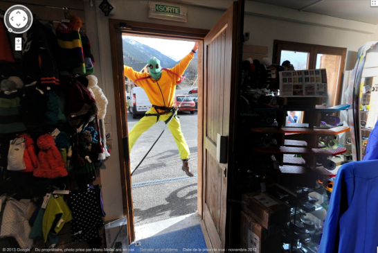 google street view briancon ski humour descary Google Street View, une boutique française fait le buzz