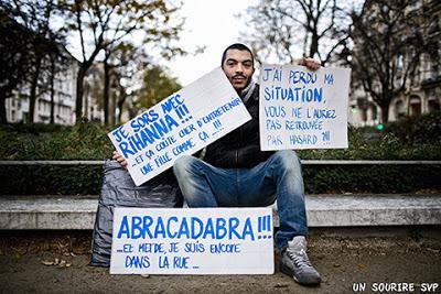 Luigi Li invente le concept d'humour solidaire.