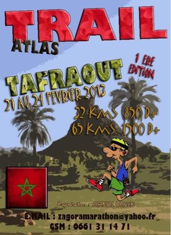 Trail Atlas Tafraoute: le 23 février sous le soleil du Maroc!
