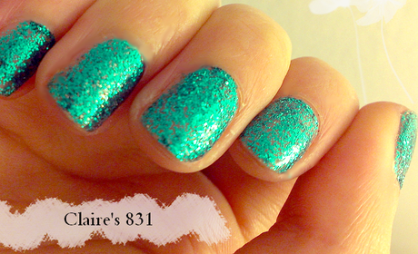 « L’espoir a les yeux brillants. » Mon vernis Claire's 831