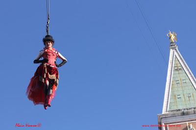 Carnaval de Venise 2013 : Le vol de l'Ange
