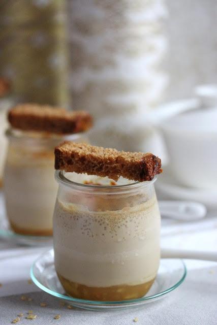 Petits pots de crème au thé de noël Petits pots de crème au thé de noël
