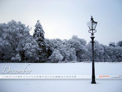 Desktop Wallpaper Calendar : December 2011 (Smashing Magazine)