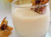 Panna cotta dulce leche nougatine