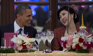 Yingluck et Obama: flirt à Bangkok?