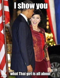 Yingluck et Obama: flirt à Bangkok?