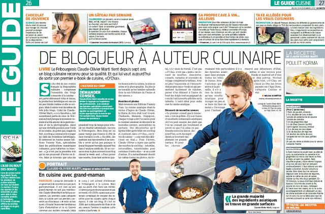 C'est pas tous les jours qu'on passe dans les journaux...