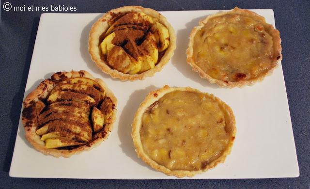 Tartelettes bananes/marrons