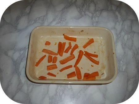 frites carottes au four