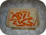 frites carottes avant cuisson