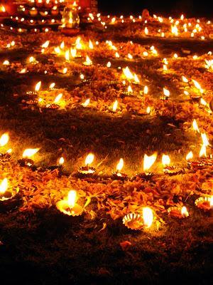 La géographie festive... la fête des lumières hindoue, Diwali