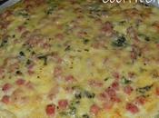 Pizza jambon roquefort
