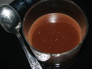 recette au chocolat # 2 :  crème chocolat style Danette sans oeuf