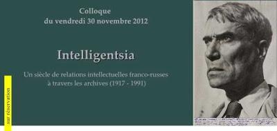 Intelligentsia : exposition et colloque