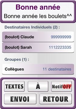 Message Box, application de messagerie gratuite pour iPhone indispensable pour envoyer ses messages de voeux pendant les fêtes...